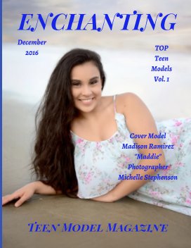 TOP Teen Models Vol. 1 Enchanting Model Magazine  Issue December 2016 book cover