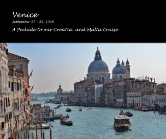 Venice September 27 - 29, 2016 book cover