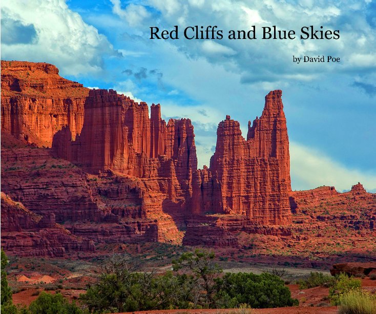 Red Cliffs and Blue Skies nach David Poe anzeigen