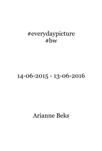 #everydaypicture #bw 14-06-2015 - 13-06-2016 book cover