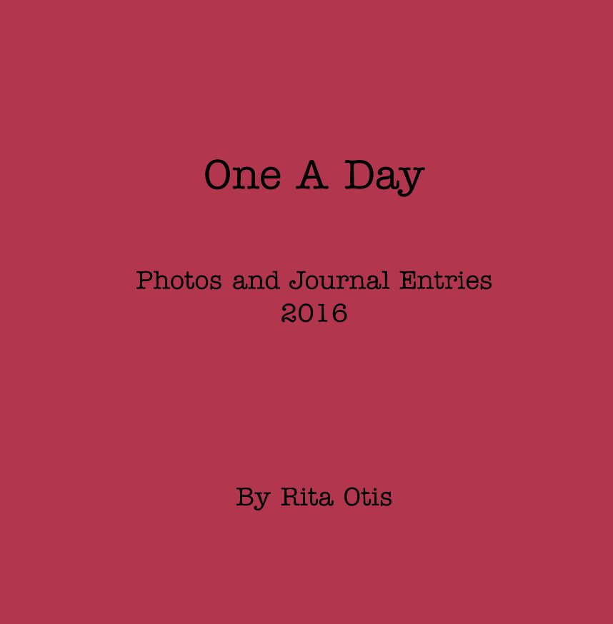 View One A Day 2016 by Rita Otis