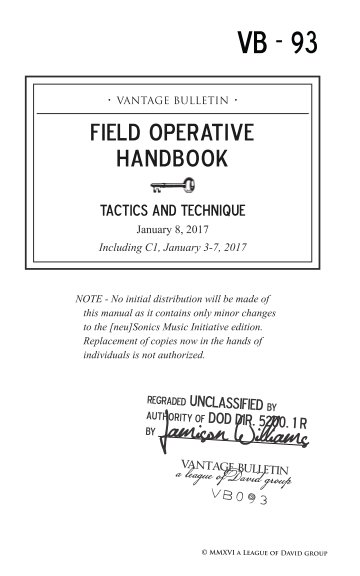View FIELD OPERATIVE HANDBOOK: Tactics and Technique by Jamison Williams