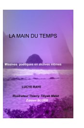 LA MAIN DU TEMPS book cover