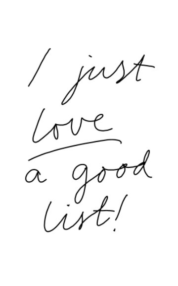 View I just love a good list! by Jacinta Jamieson - A Tale Or Two