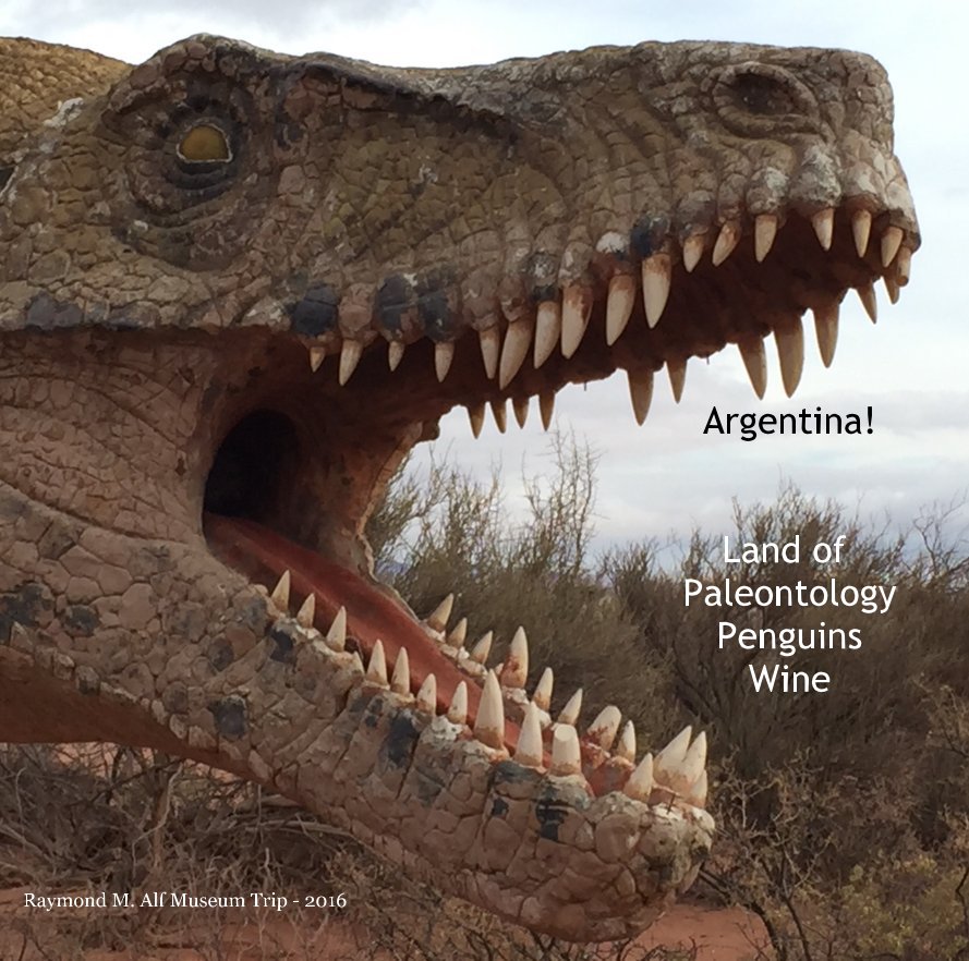 View Argentina! Land of Paleontology Penguins Wine by Terry Baganz
