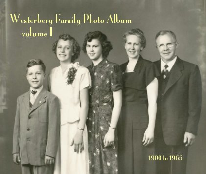 Westerberg Family Photo Album volume I book cover
