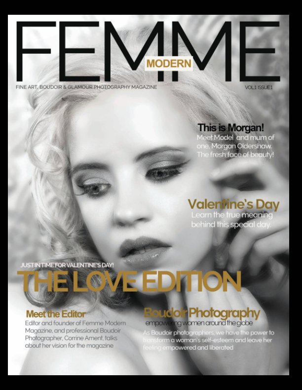 View FEMME MODERN MAGAZINE February 2017 by Corrine Ament, Studio519 Photography