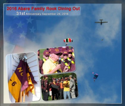 2016 Abare Family Rook Dining Out - 31st Edition book cover