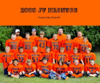 2009 JV Broncos book cover