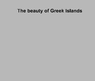 Colorful Greek Islands book cover