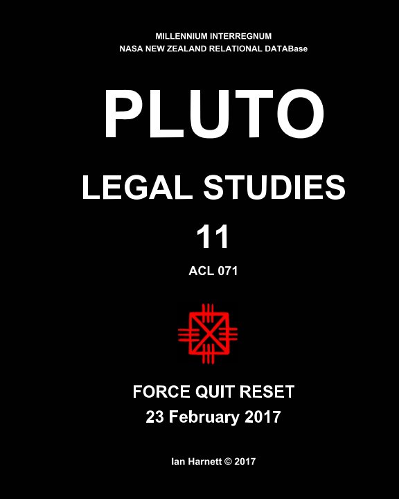 Pluto Legal Studies 11 nach Ian Harnett, Annie, Eileen anzeigen