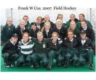 Frank W Cox  2007  Field Hockey book cover