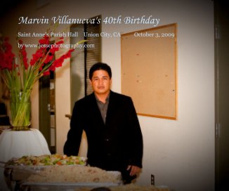 Marvin Villanueva's 40th Birthday book cover