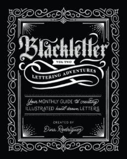 Vol 2 Blackletter Lettering Adventures book cover