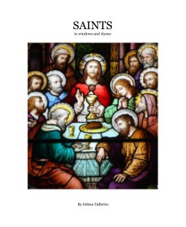 Saints in windows and rhyme book cover