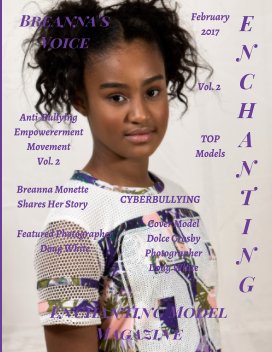 Enchanting Model Magazine Anti-Bullying Vol. 2 Featured Photographer Doug White and TOP Models February 2017 book cover