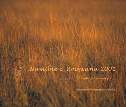 Namibie & Botswana 2001 book cover