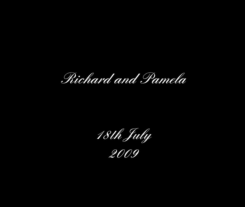View Richard and Pamela 18th July 2009 by Dom Bower Photography