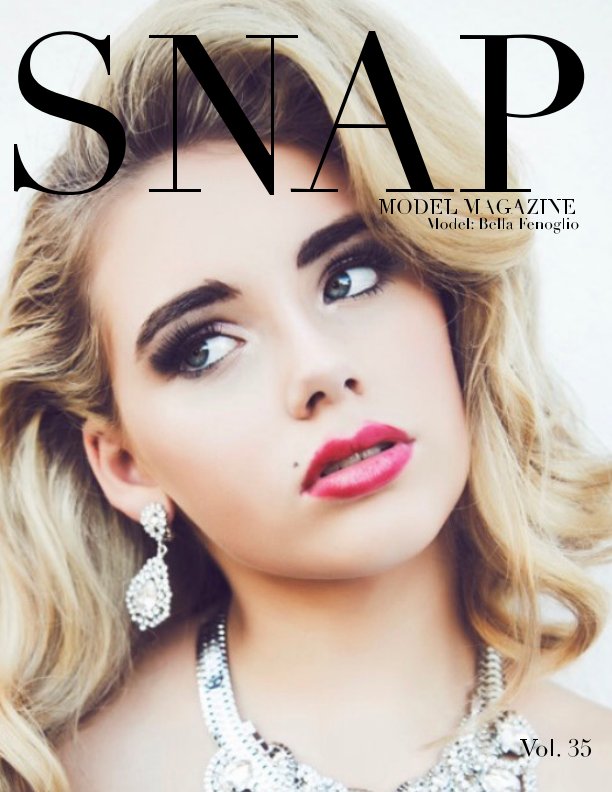 View SNAP MODEL MAGAZINE VOL 35 by Danielle Collins, Charles West