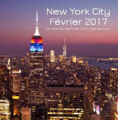NEW YORK CITY - février 2017 book cover