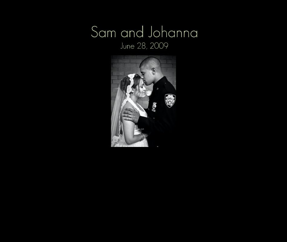 Bekijk Sam and Johanna June 28, 2009 op The Lovely Lens