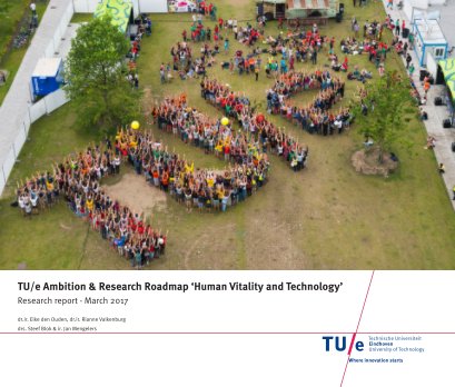 TU/e Ambition & Research Roadmap 'Human Vitality and Technology' book cover