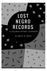 Lost Negro Records book cover