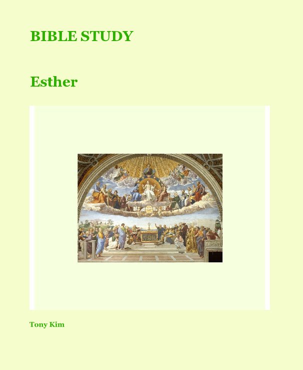 View BIBLE STUDY by Tony Kim