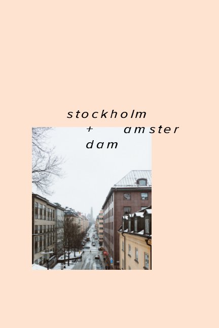 View stockholm + amsterdam by Carl Arvidson