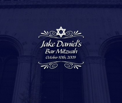 Jake's Bar mitzvah book cover