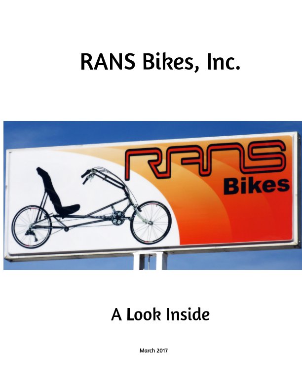 Visualizza RANS Bikes, Inc. di Paul W. Krieg