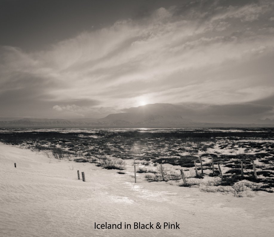 Iceland in Black & Pink nach Hector Izquierdo Seliva anzeigen