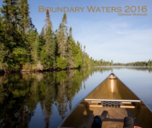 Boundary Waters 2016 book cover