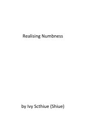 Realising Numbness book cover