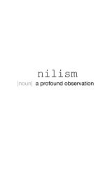 Nilism - Volume 1 book cover
