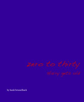 zero to thirty book cover