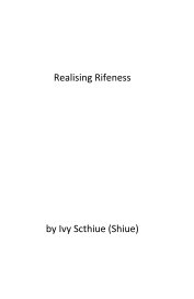 Realising Rifeness book cover