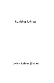 Realising Sadness book cover