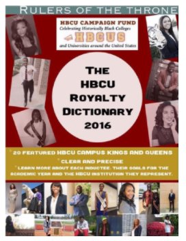 2016 HBCU Royalty Dictionary book cover
