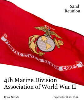 4th Marine Division Association of WWII 62nd Reunion book cover