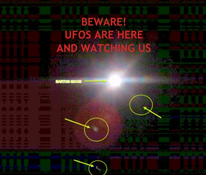 Beware! UFO'S are here and watching us book cover
