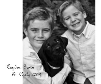 Cayden, Gavin & Carly 2009 book cover