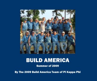 BUILD AMERICA 2009 - hardcover book cover