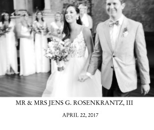 MR & MRS JENS G. ROSENKRANTZ, III book cover