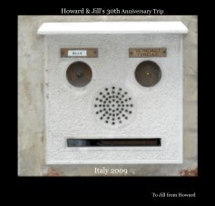 Howard & Jill's 30th Anniversary Trip book cover
