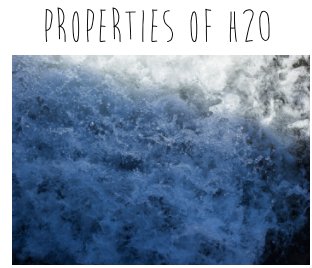 Properties of H20 book cover