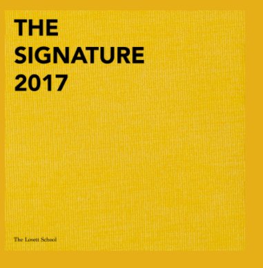 Signature 2017 book cover
