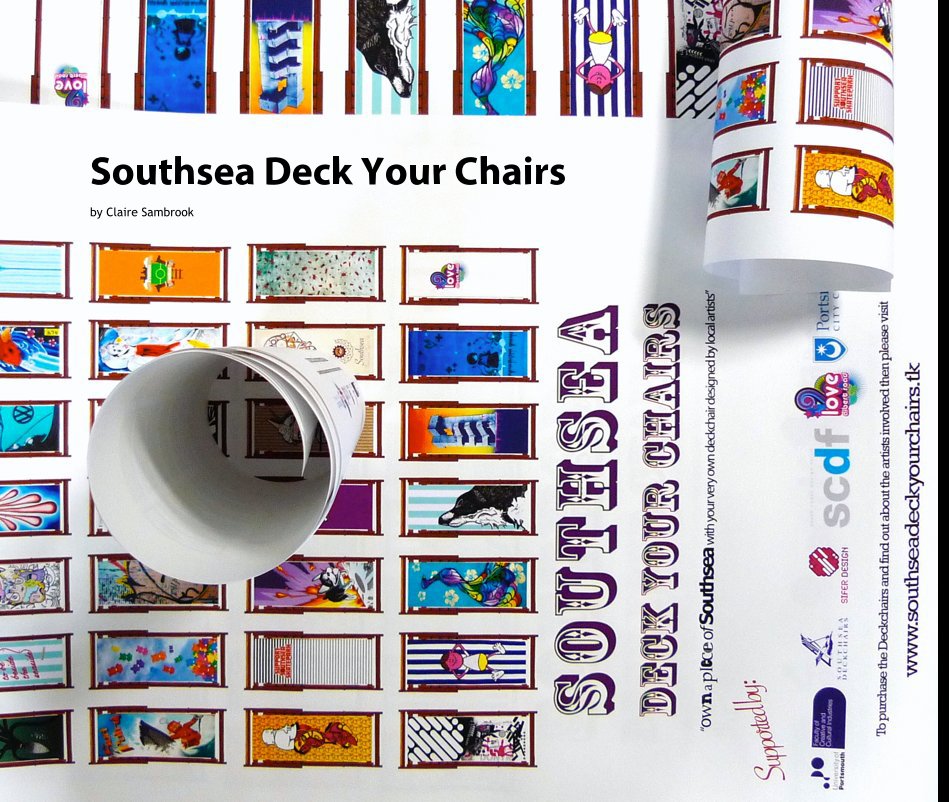 View Southsea Deck Your Chairs by Claire Sambrook