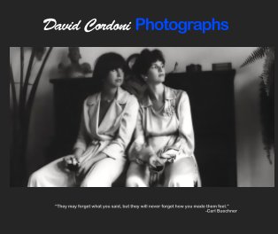 David Cordoni Photographs book cover