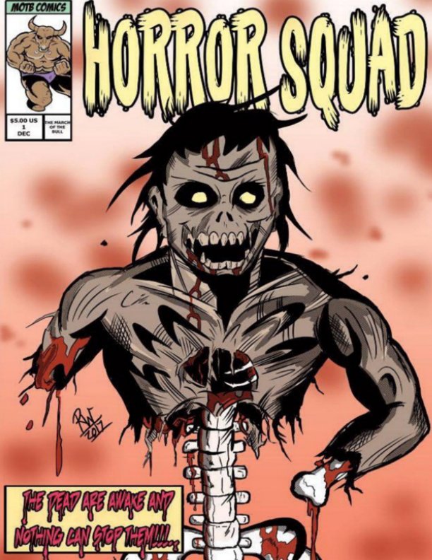Ver Horror Squad comic por TJ Weeks